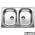 Stålvask 78 x 50cm ilægning. BLANCO PLUS8 COMPACT